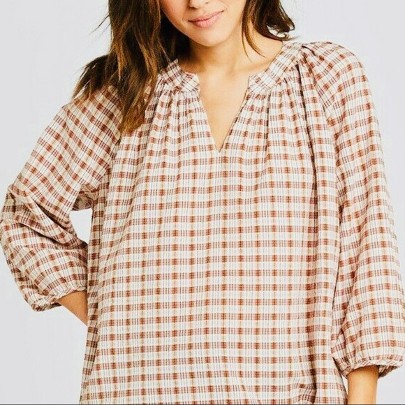 Universal Thread Tops - 🌻NWT BOHO PLAID TOP